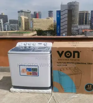 13 KGS Twin Tub Washing Machine Von