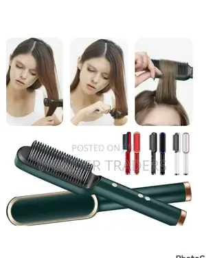 *Electric Hair Straight Comb With Temperature Control