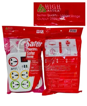 *High Astra 5way +2usb+1typec and Switch 2500w Extension