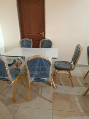 New 6 Stackable Dining Chair Plus Dining Table/Hotel Table