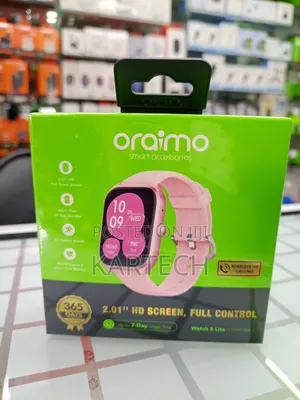 Oraimo Watch 5 Lite Osw-804 Smart Watch- Pink/Black