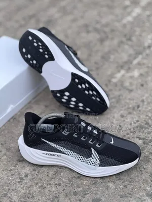 Black-white Nike Zoom X ( Pegasus Plus) Runners*
