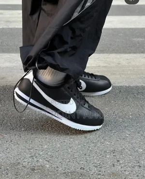 Black White Nike Cortez Sneakers