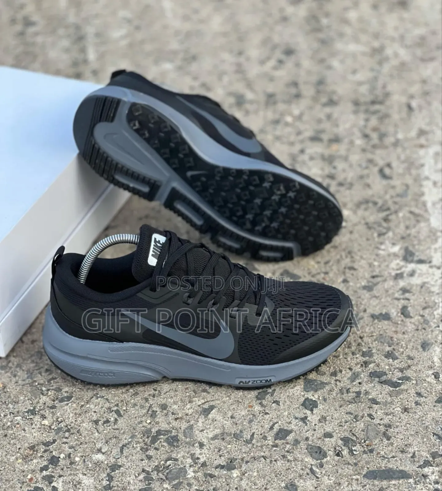 Black~Grey (Nike Zoom React ) Runners* Sneakers