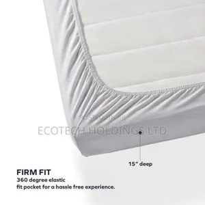 Fitted White Cotton Bedsheets.