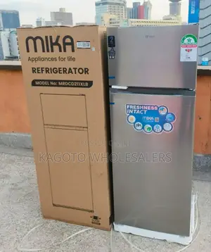 Mika 211litres Fridge Double Door