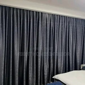 Dark Grey Curtain Heavy Designer Curtain Available
