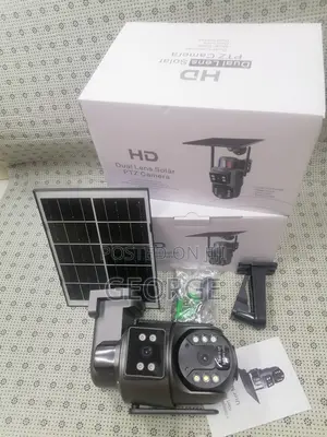 Ubox 4g PTZ Camera Solar-4mp Dual Lens Solar