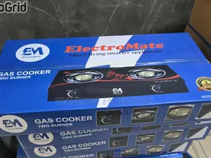 Electromate Glass Double Burner Cooker With Auto Ignition