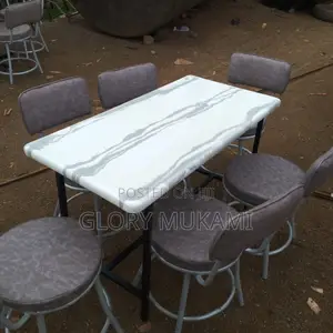 Restaurant And Bar Grey Chairs And Table