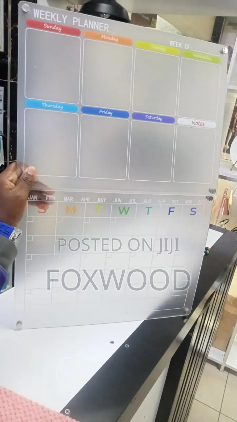 Monthly Magnetic Fridge Planner