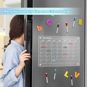Monthly Magnetic Fridge Planner
