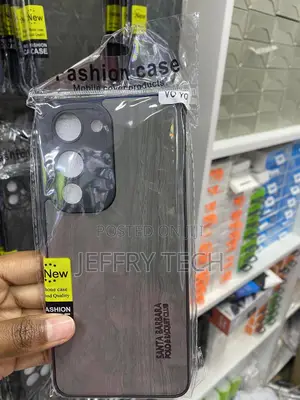 Crombie Leather Cover for Vivo Y04 With Silicone Bumper