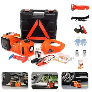 3in1 5ton Electric Lifting Jack, Impact Wrench,Inflator
