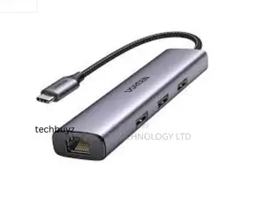 Ugreen Usb-C to Rj45 Ethernet + Usb-a 3.0 (3 Ports)Adapter