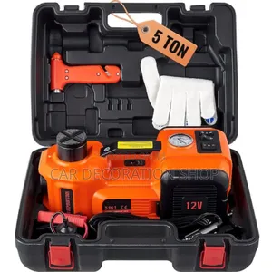 5ton Electric Jack +Inflator +With Built+ Light Torch