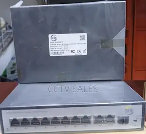 8port 10/100mbps Poe Switch With 2 Gigabit Ethernet