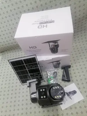 4g Solar Simcard PTZ Camera in Dual Lens Ubox 4g Camera