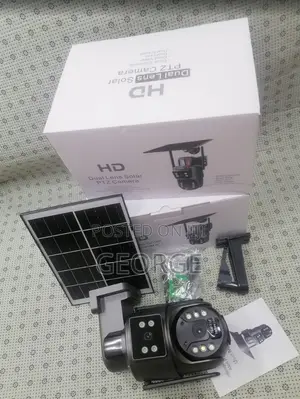 Rotating Dual Lens Ubox 4g Camera With Siren Hd