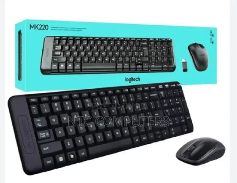 Logitech Mk220 Wireless Keyboard Mouse Combo