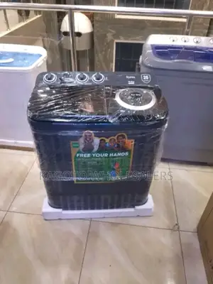 Syinix Black 10 KGS Washing Machine Twin Tub