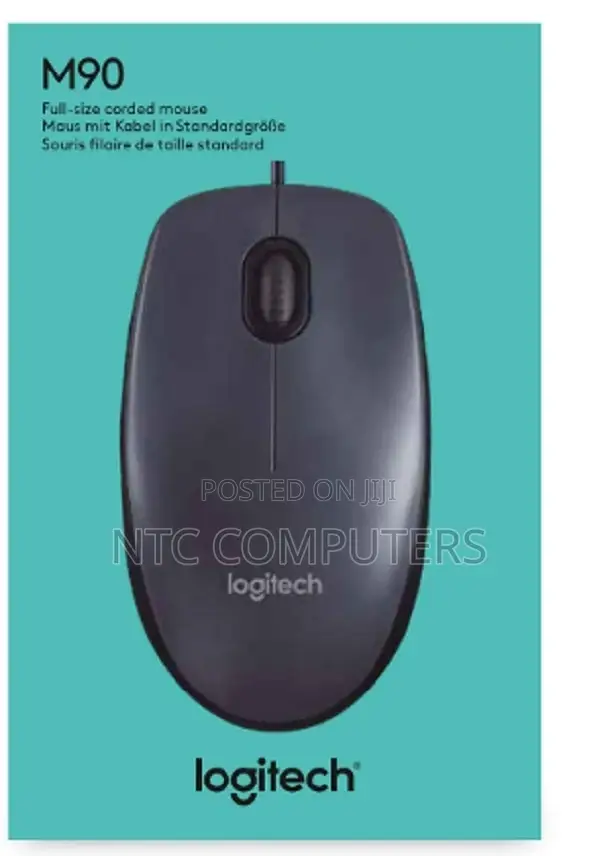 Logitech Wired Mouse M90 Black USB - It, Gaming, Mice