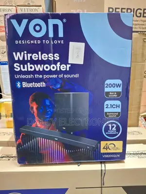 Von 2.1ch Wireless Soundbar 200w (Vsb2002lfk )