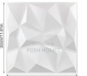 White Flowered 3d Wallpanels