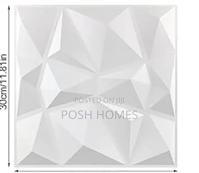 White Flowered 3d Wallpanels