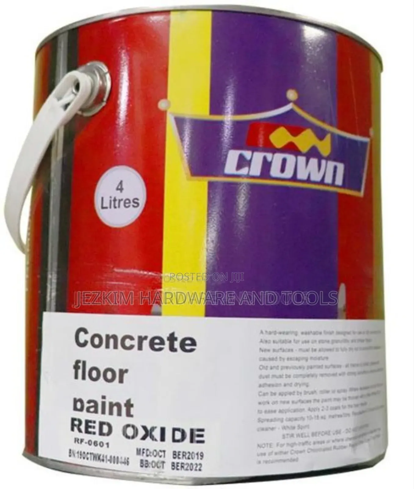 4ltrs Red Oxide Premium Floor Paint