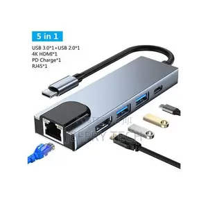 56811 in 1 Type C Dock Usb C Hub 3.0 Splitter Multiport Adap