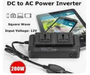 200w Portable Power Car Inverter Peak Dc 12v