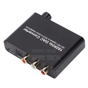 192khz Dac Converter - Ical Coaxial to Analog Lr With Volu