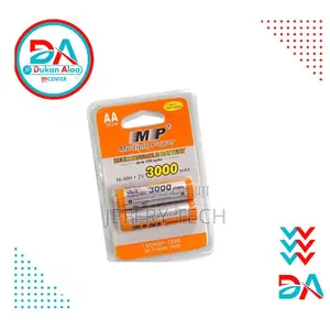 Gp Rechargeable Aa Batteries - 3000 Mah - 2 PCS