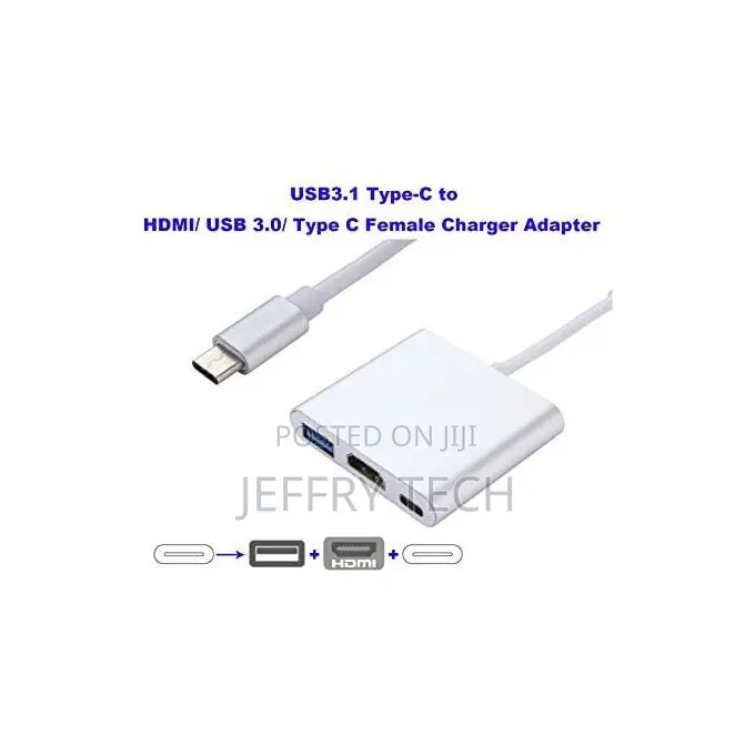 Usb Type C to Hdmi Usb 3.0 Adapter Converter Hub for Macb