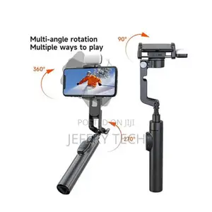 Phone Stabilizer, Selfie Stick + Bluetooth Remote Control,