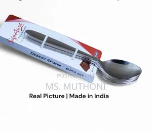 6 Signature Premium Stainless Steel Dessert Spoon