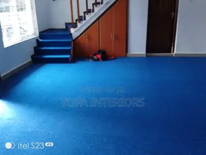 Blue Delta 4mm Thick Residential Wall to Wall Floor Carpets