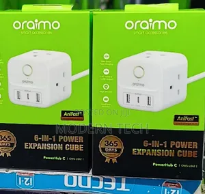 Oraimo Powerhub 2 1.5m 6-in-1 Power Cube Extension