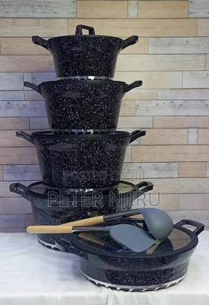 *_12pc Bosch Cookware *Grey*,Black