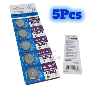 5pcs/Pack Cr3032 Button Cell Batteries