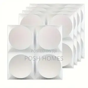 Circle 3d Wall Panels PVC White Panels