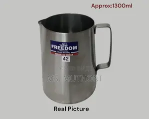 Freedom Stainless Steel Milk Jug 42oz (1300ml)