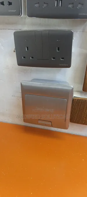 Carl and Gilbert Single Floor Socket With Ethernet Port