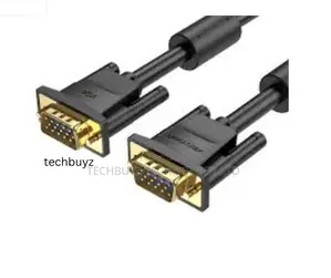 Vention Vga(3+6) Male to Male Cable With Ferrite Cores 5m
