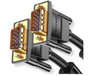 Vention Vga(3+6) Male to Male Cable With Ferrite Cores 15m