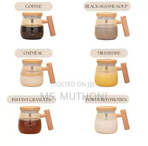 *400ml Electric Borosilicate Self Stirring Mug