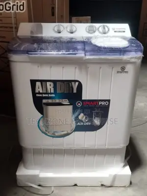 White Smart Pro 10kg SWM-10sa Twin Tub Washing Machine ;