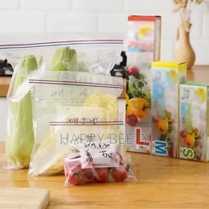 *Reusable Food Storage Bags Plastic Zip