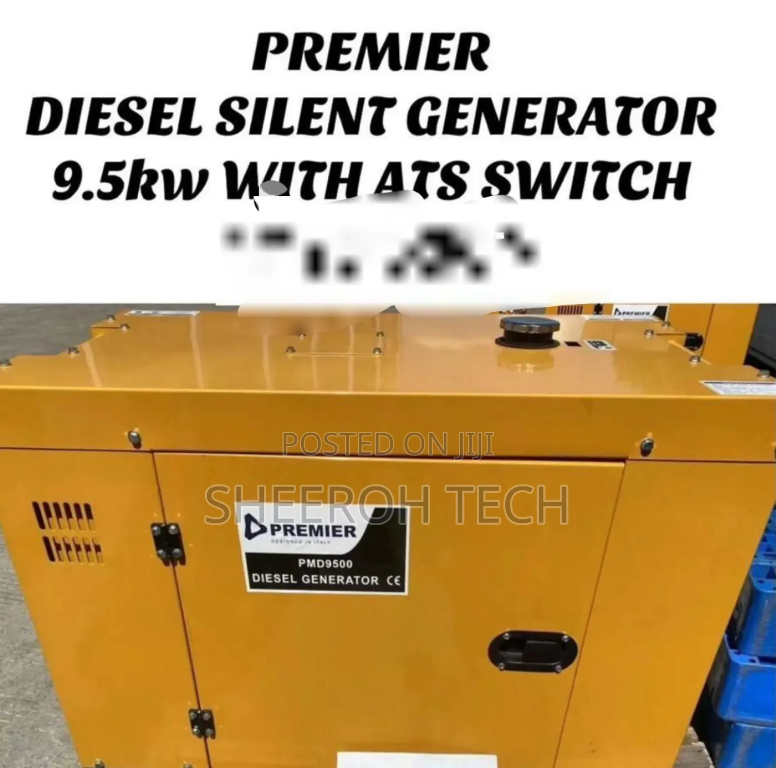 Silent Diesel Generator 9.5 Kva With Ats Switch